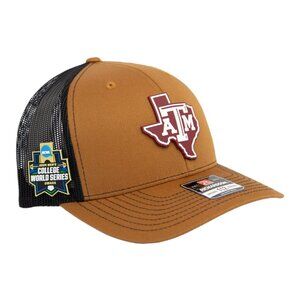 Texas A&M Aggies 2024 Men's College World Series 3D Snapback Trucker Hat